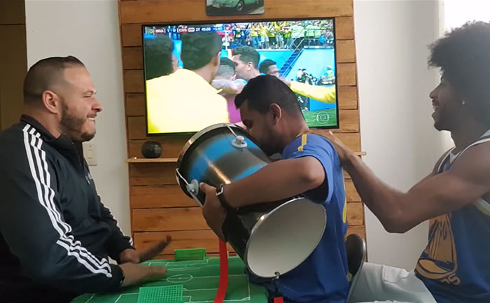 Guys Help Blind And Deaf Friend ‘Watch’ Word Cup And It Melts Everyones’ Hearts Guys Help Blind And Deaf Friend ‘Watch’ Word Cup And It Melts Everyones’ Hearts