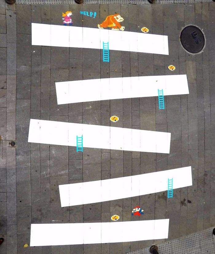 Street Artist Makes French Streets More Fun By Turning The Crosswalks Into Art