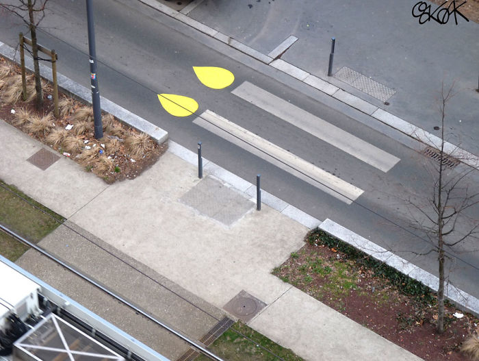 Street Artist Makes French Streets More Fun By Turning The Crosswalks Into Art
