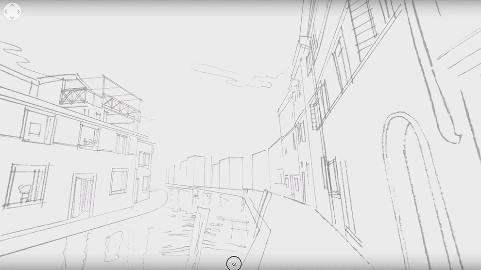 You Can Go Inside My Watercolor Painting Of Burano In Our  360⁰ Vr Animation