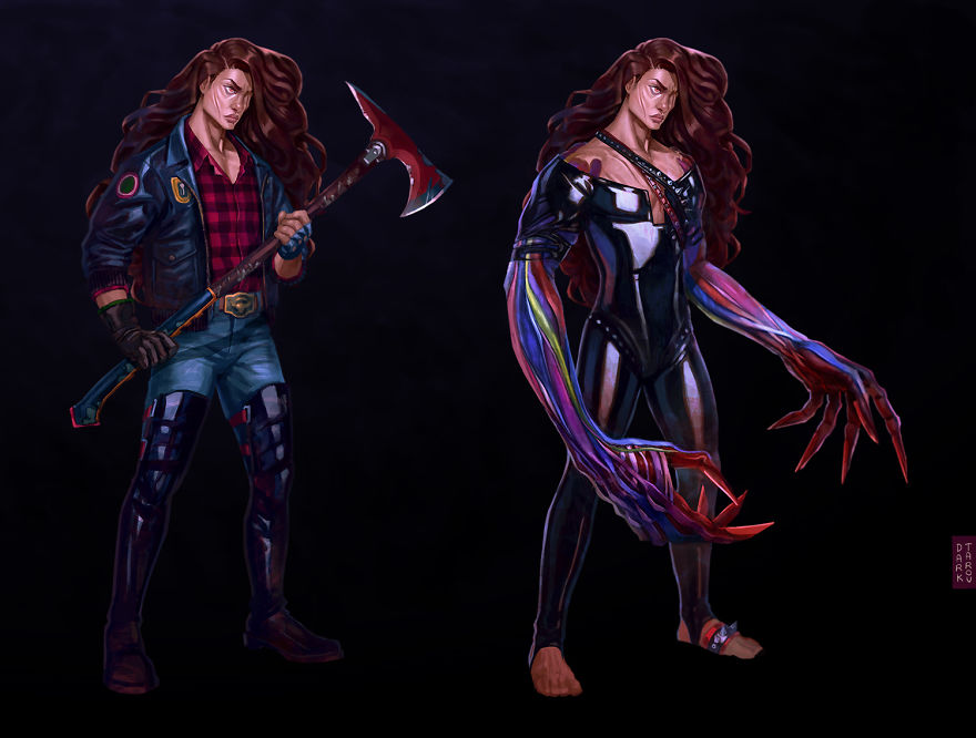 Semblance: Colorful Macabre Themed Art Exploring The Human Body Semblance: Colorful Macabre Themed Art Exploring The Human Body