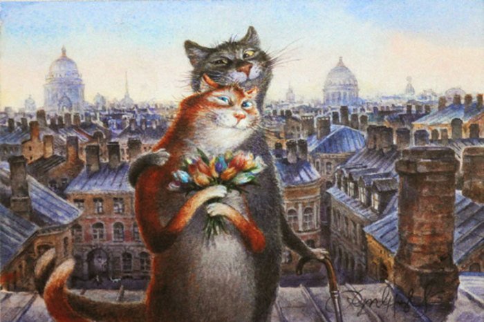 Russian Artist Makes Art With Cats And You&#8217;ll Want To Put Them On The Wall