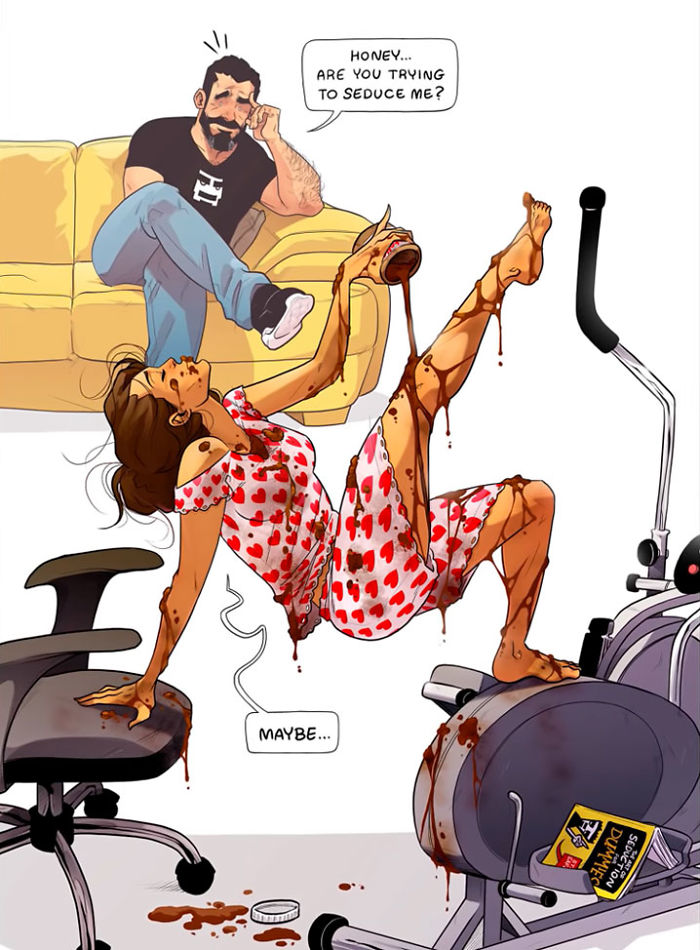Artist Who Illustrates Everyday Life With His Wife Announces They’re Having A Baby, Shares Their Struggles In 8 Comics Artist Who Illustrates Everyday Life With His Wife Announces They’re Having A Baby, Shares Their Struggles In 8 Comics