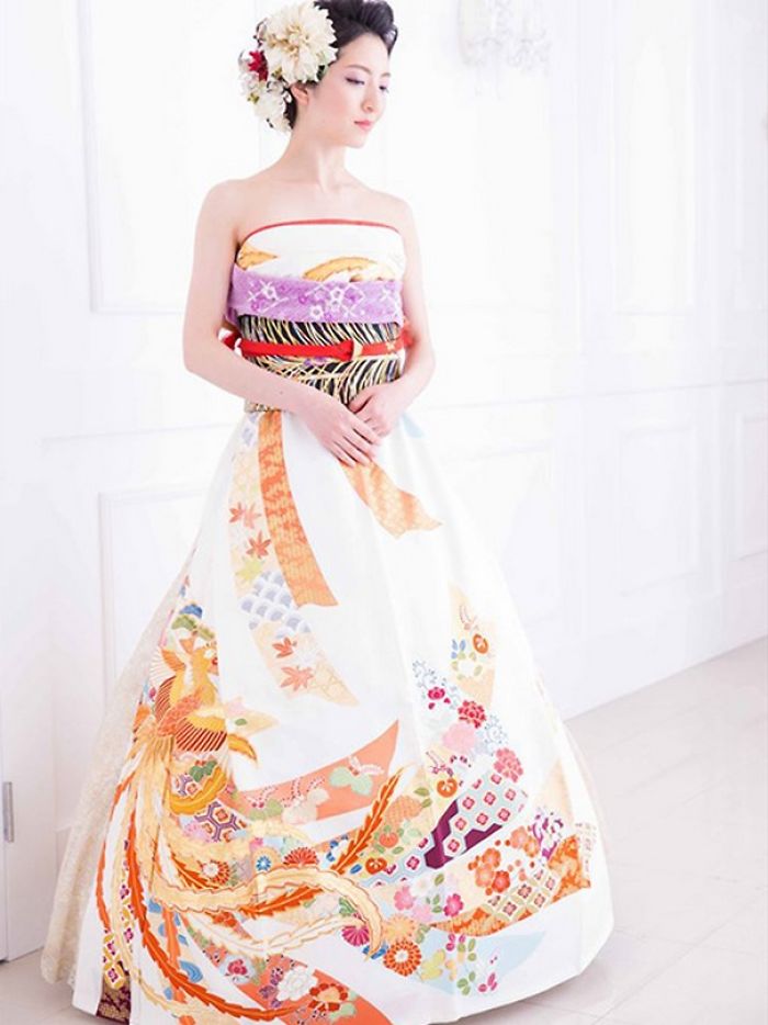 Brides In Japan Are Turning Their Traditional Kimonos Into Extraordinary Wedding Dresses