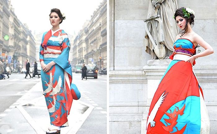 Brides In Japan Are Turning Their Traditional Kimonos Into Extraordinary Wedding Dresses