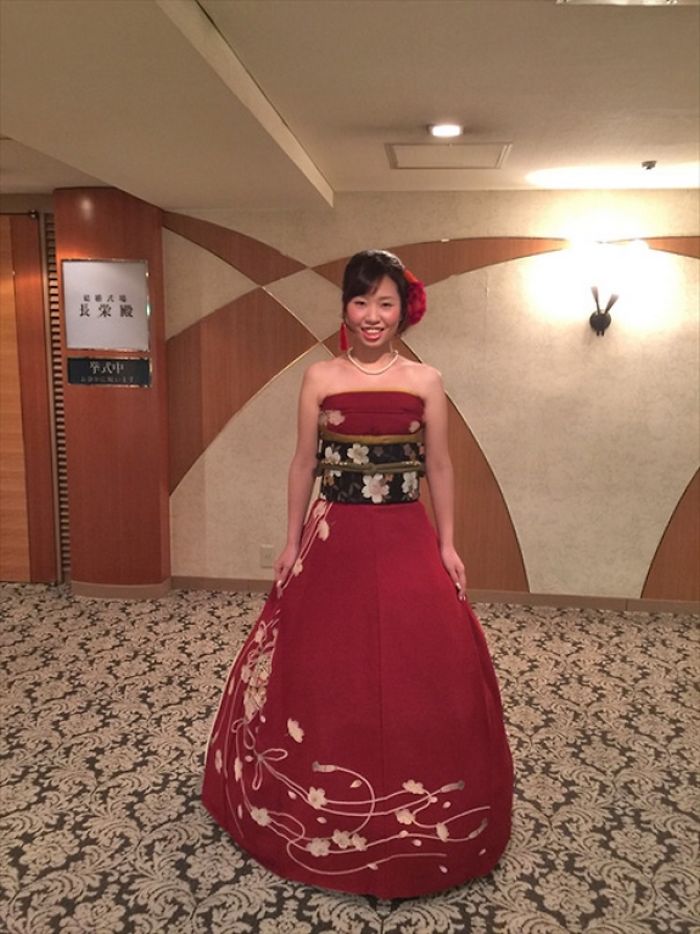 Brides In Japan Are Turning Their Traditional Kimonos Into Extraordinary Wedding Dresses