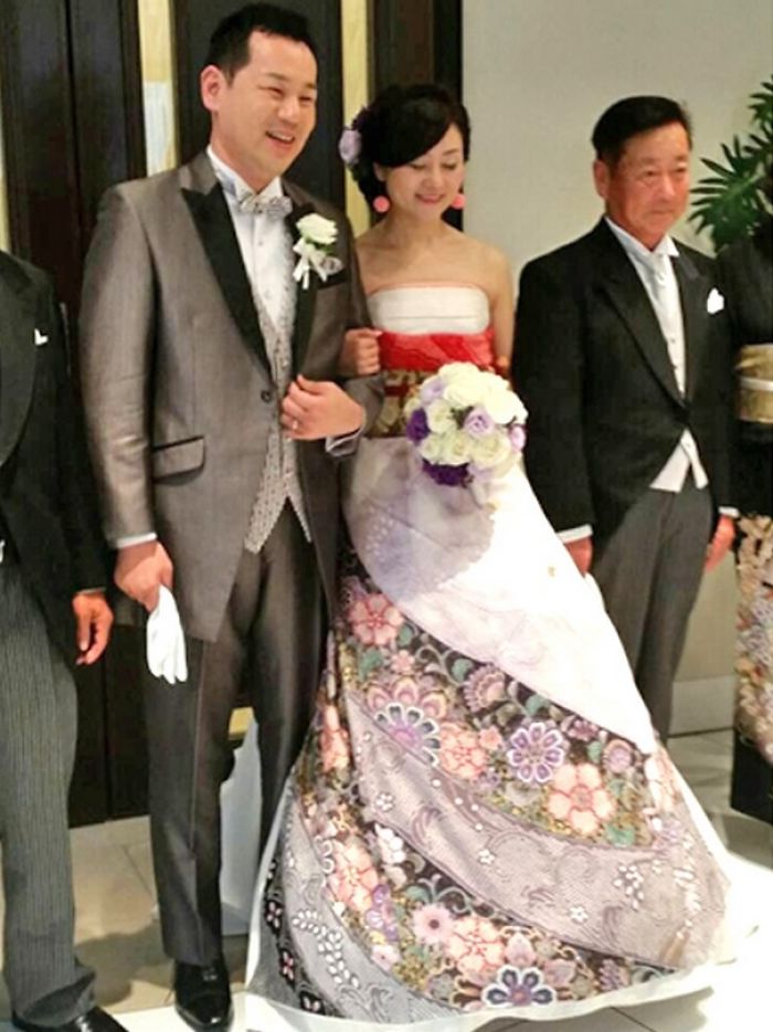 Brides In Japan Are Turning Their Traditional Kimonos Into Extraordinary Wedding Dresses