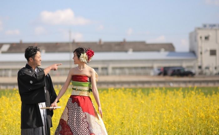 Brides In Japan Are Turning Their Traditional Kimonos Into Extraordinary Wedding Dresses