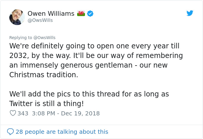 Dying Man Bought Christmas Gifts For Neighbor&#8217;s 2-Year-Old That She Will Be Getting Until 2032