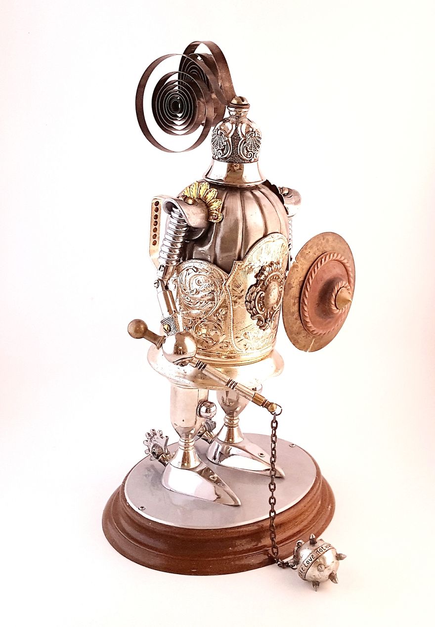 Steampunk Sculptures That I Create From Trash (New Pics)