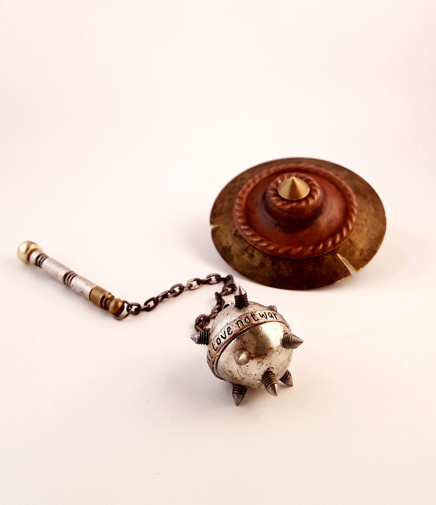 Steampunk Sculptures That I Create From Trash (New Pics)