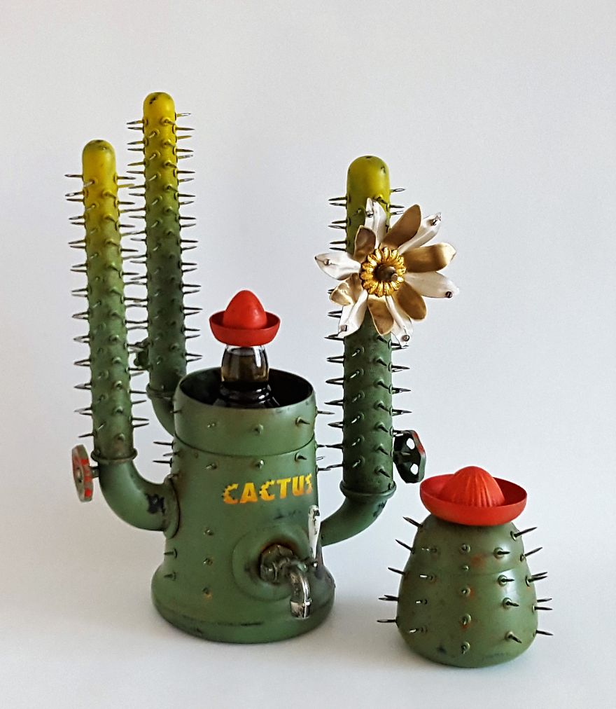 Steampunk Sculptures That I Create From Trash (New Pics)