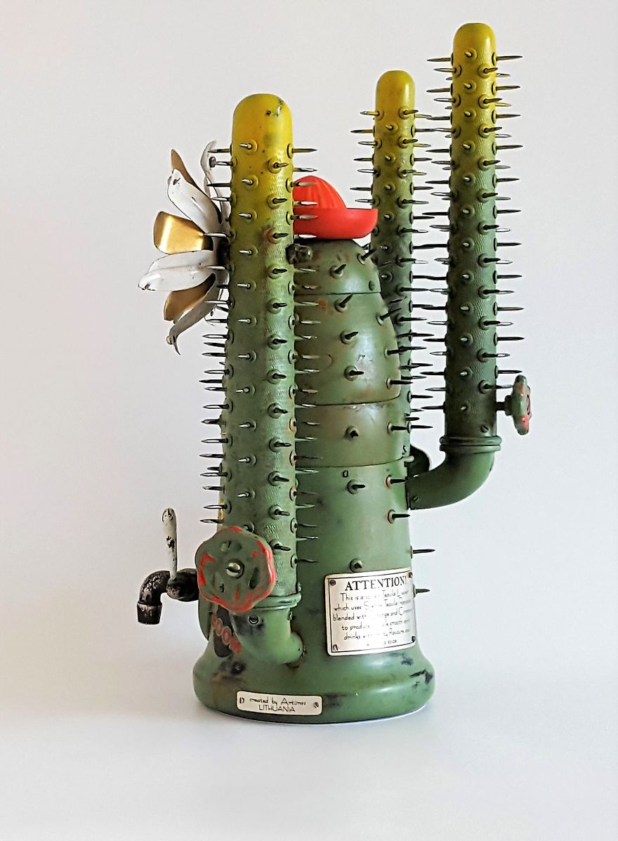 Steampunk Sculptures That I Create From Trash (New Pics)