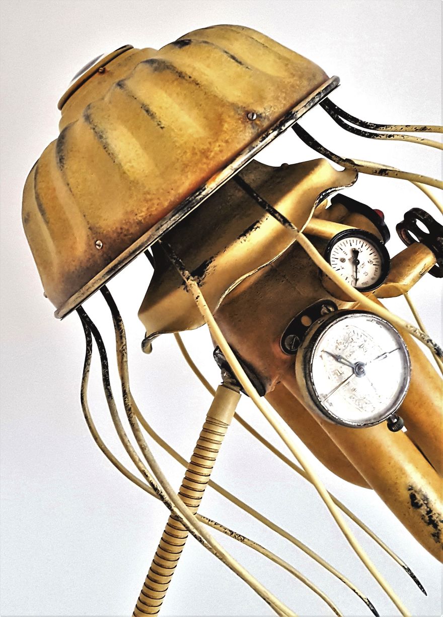 Steampunk Sculptures That I Create From Trash (New Pics)