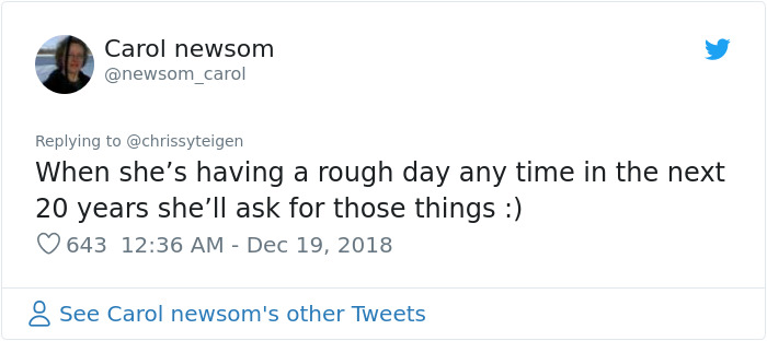 Chrissy Teigen Created A Real Menu For Her Picky 2-Year-Old And It&#8217;s Hilarious