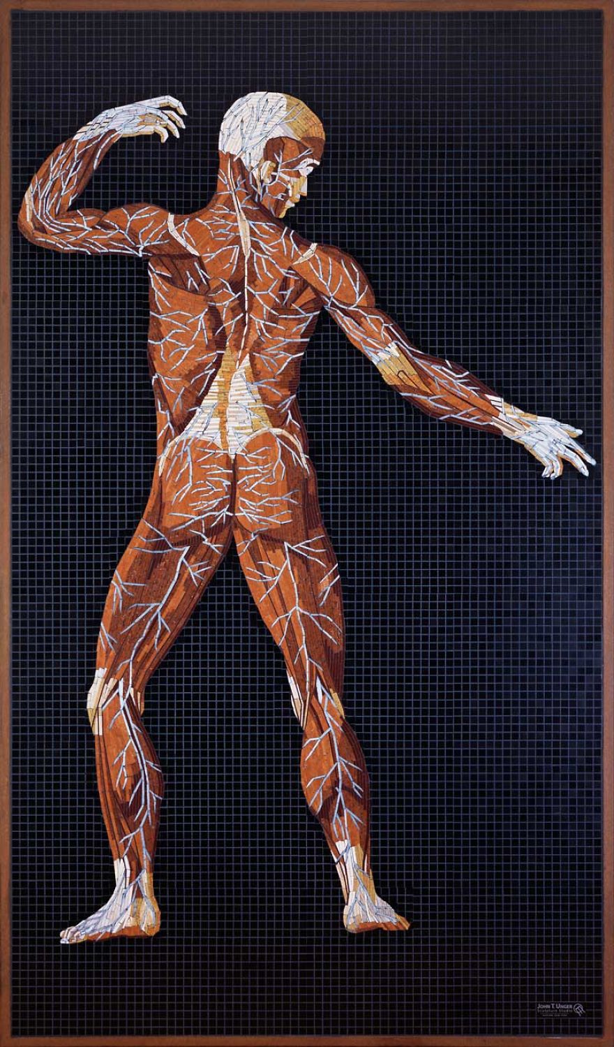 I Used Marble, Stone And Precious Gems To Create Realistic Mosaics Of 16th Century Anatomical Drawings I Used Marble, Stone And Precious Gems To Create Realistic Mosaics Of 16th Century Anatomical Drawings