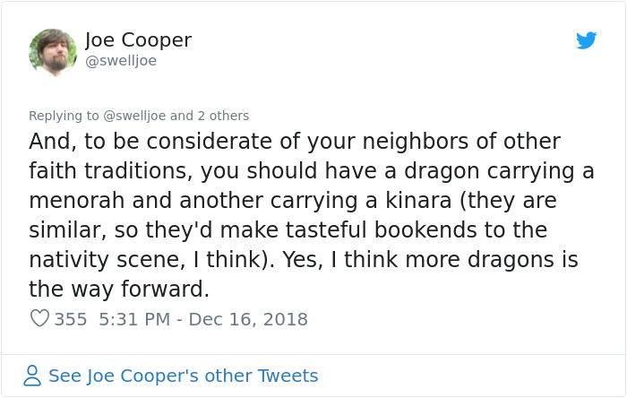 Neighbors Are Saying This Woman’s Christmas Dragon Decorations Are Inappropriate, So She ‘Fixes’ It Neighbors Are Saying This Woman’s Christmas Dragon Decorations Are Inappropriate, So She ‘Fixes’ It