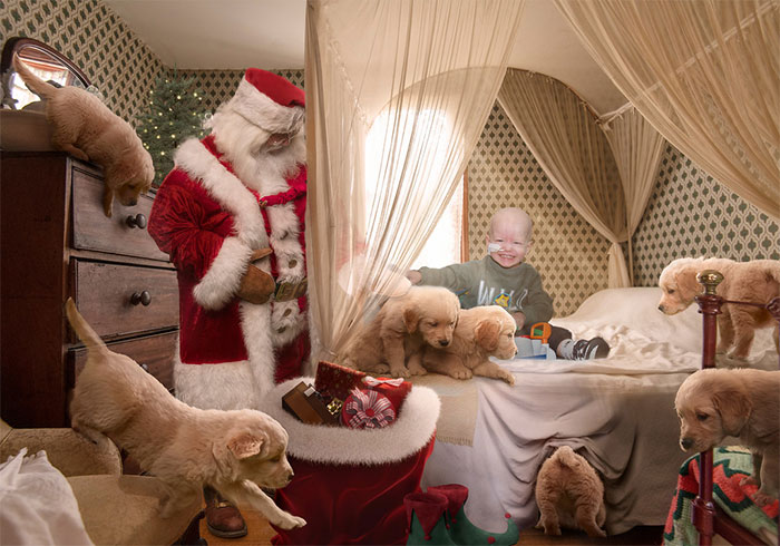 These Photographers Organize Magical Christmas Photoshoots For Children In Hospitals, As For Some It Might Be Their Last These Photographers Organize Magical Christmas Photoshoots For Children In Hospitals, As For Some It Might Be Their Last