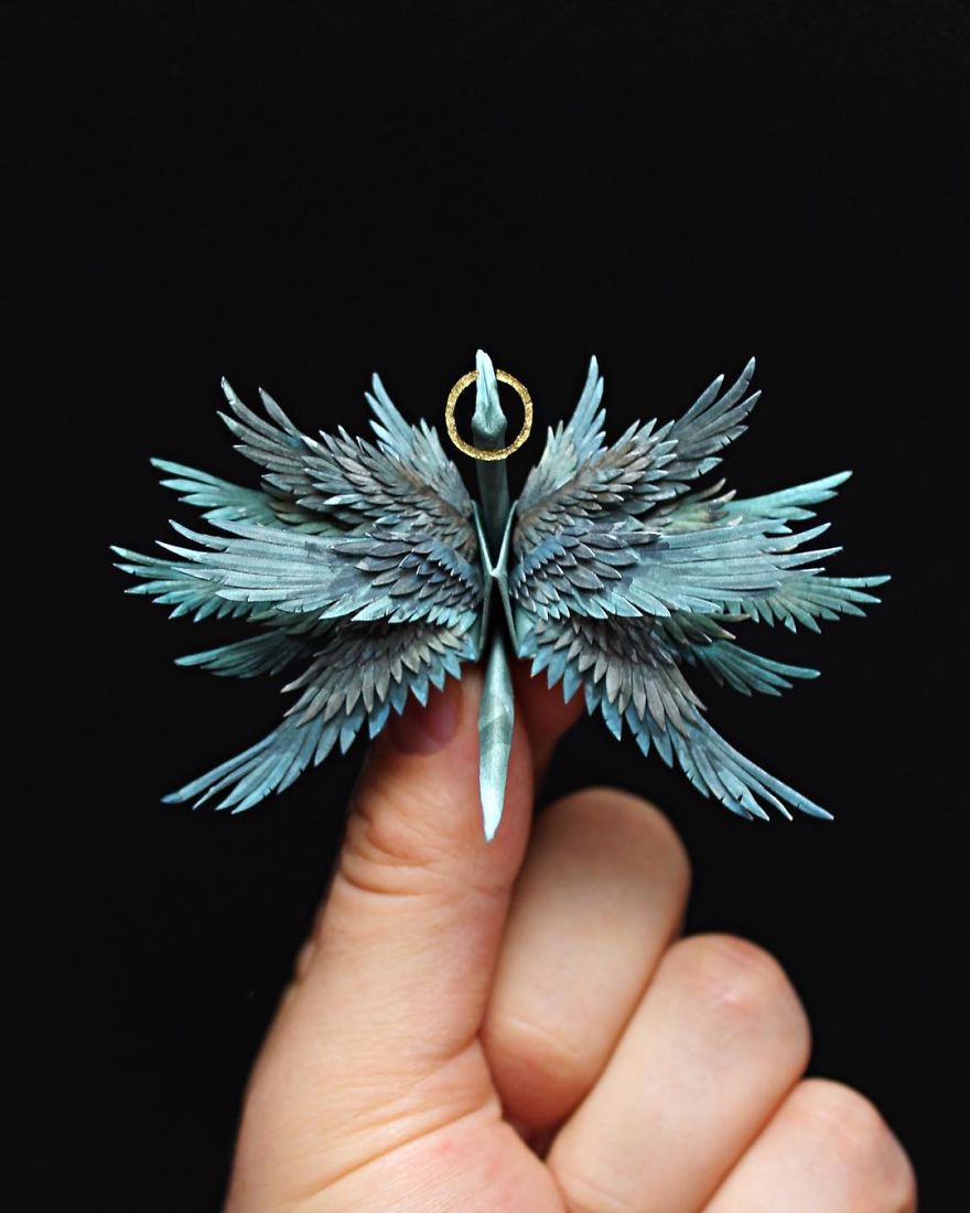 Some Time Ago I Challenged Myself To Create An Origami Crane Every Day For 1000 Days (New Pics)