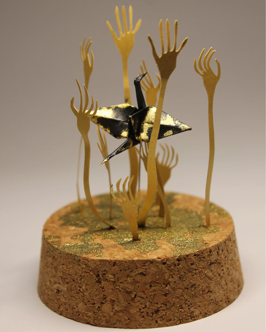 Some Time Ago I Challenged Myself To Create An Origami Crane Every Day For 1000 Days (New Pics)