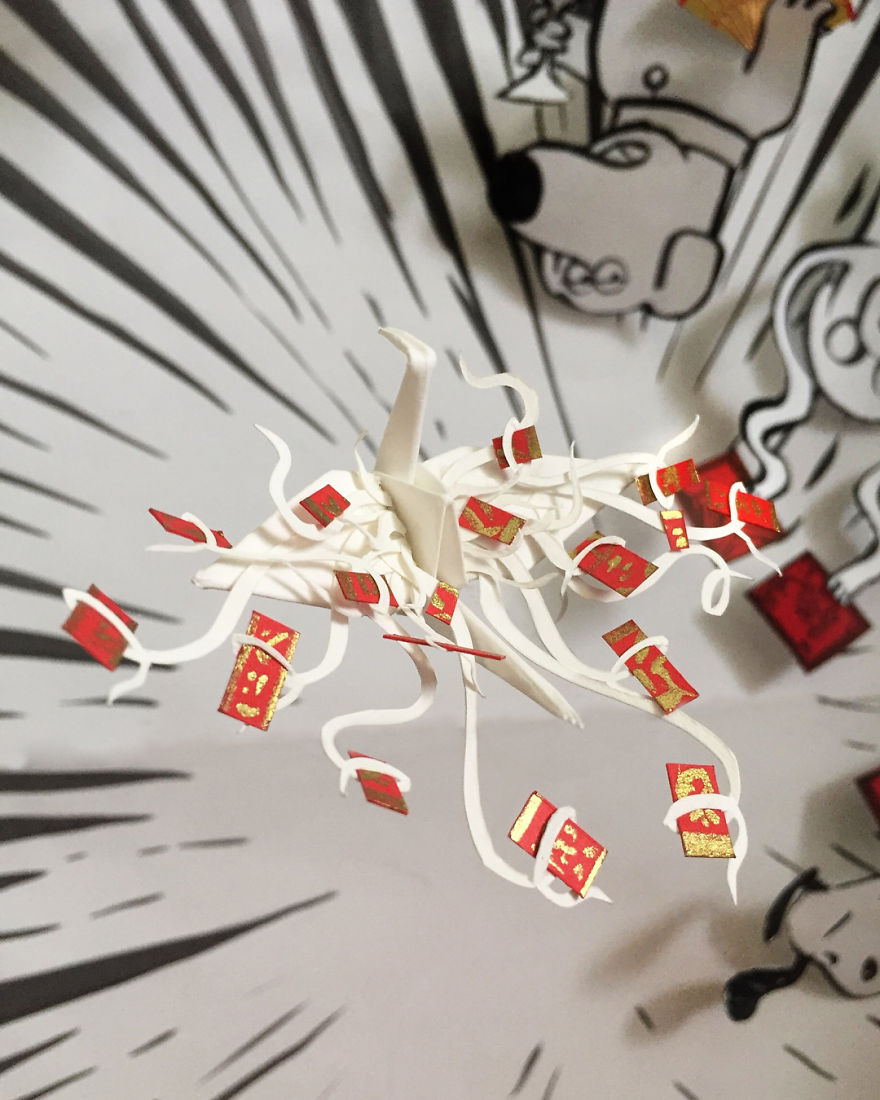 Some Time Ago I Challenged Myself To Create An Origami Crane Every Day For 1000 Days (New Pics)