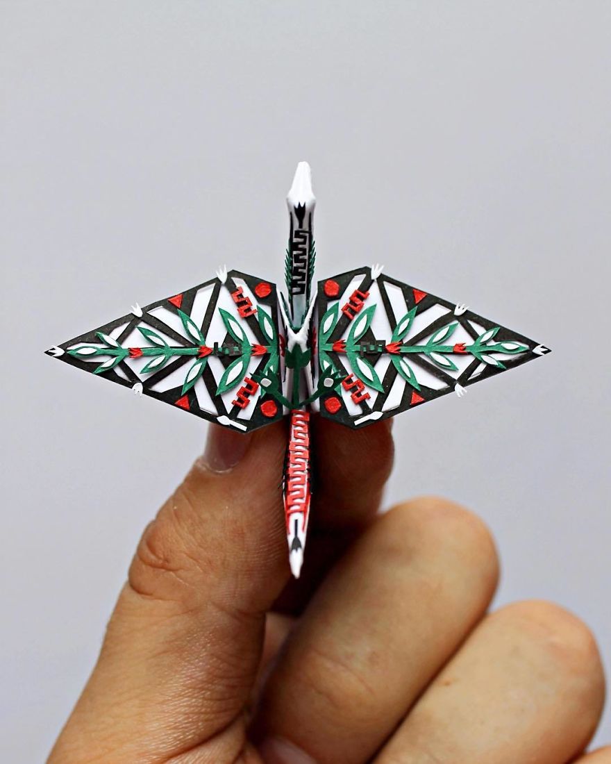 Some Time Ago I Challenged Myself To Create An Origami Crane Every Day For 1000 Days (New Pics)