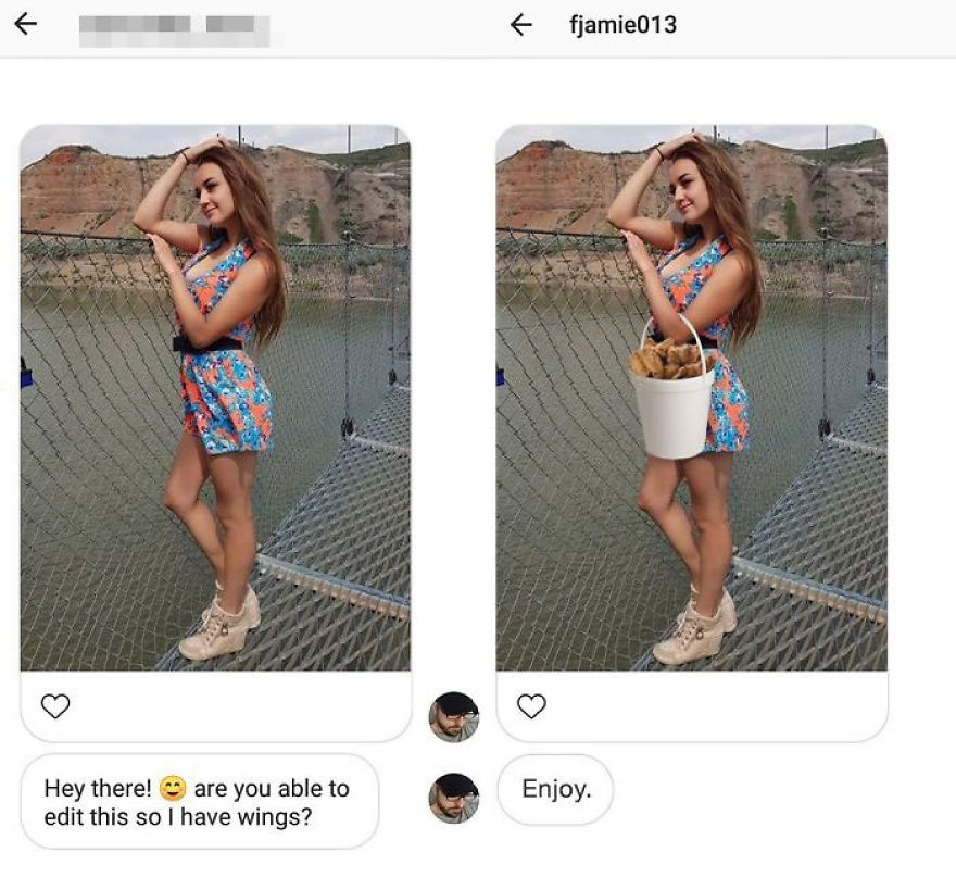 Photoshop Troll Who Takes Photo Requests Too Literally Strikes Again, And The Result Is Hilarious (17 New Pics) Photoshop Troll Who Takes Photo Requests Too Literally Strikes Again, And The Result Is Hilarious (17 New Pics)