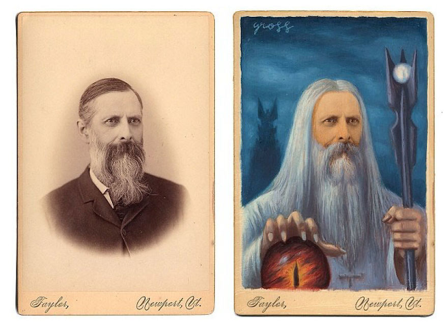 Artist Turns Vintage Portraits Into Heroes Of Pop Culture Artist Turns Vintage Portraits Into Heroes Of Pop Culture