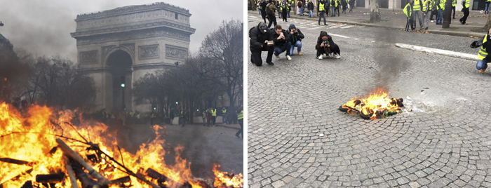 Someone Shows How Paris Protest Fire ‘Actually Looked’, Gets Shut Down With Facts Someone Shows How Paris Protest Fire ‘Actually Looked’, Gets Shut Down With Facts