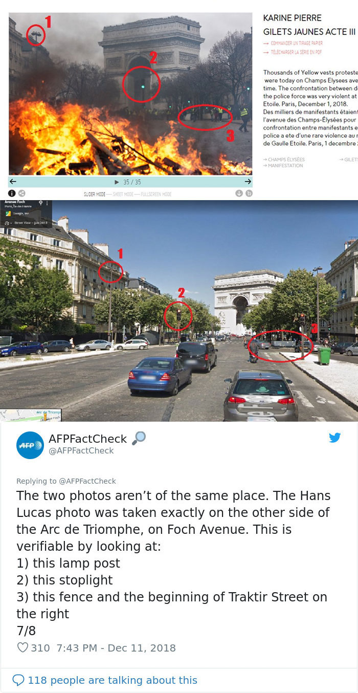 Someone Shows How Paris Protest Fire ‘Actually Looked’, Gets Shut Down With Facts Someone Shows How Paris Protest Fire ‘Actually Looked’, Gets Shut Down With Facts