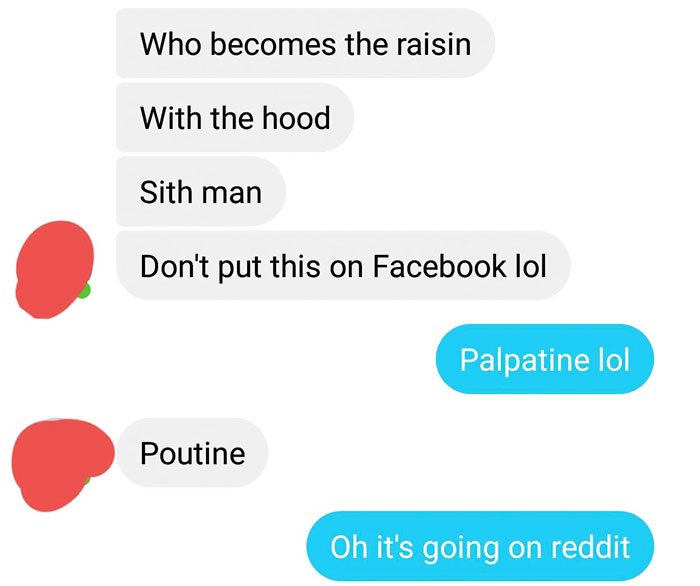 Guy Shares A Hilarious Chat With His Girlfriend Who’s Watching Star Wars For The First Time Guy Shares A Hilarious Chat With His Girlfriend Who’s Watching Star Wars For The First Time