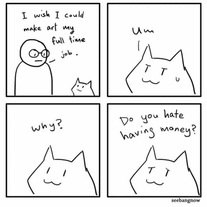 29 Comics By Xibang Starring A Cat Who Is Honest, Dramatic, And Absolutely Unbothered