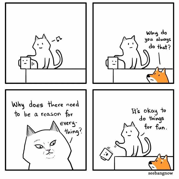 29 Comics By Xibang Starring A Cat Who Is Honest, Dramatic, And Absolutely Unbothered