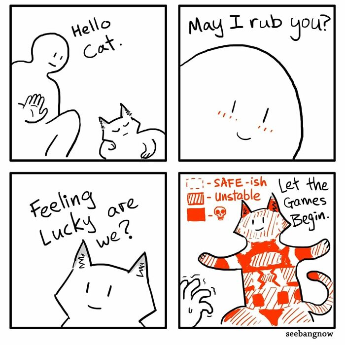 29 Comics By Xibang Starring A Cat Who Is Honest, Dramatic, And Absolutely Unbothered