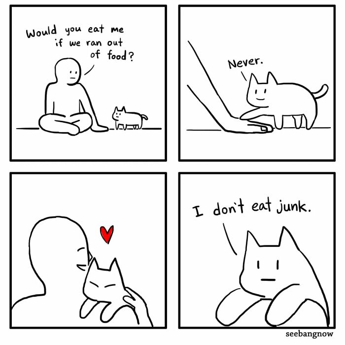 29 Comics By Xibang Starring A Cat Who Is Honest, Dramatic, And Absolutely Unbothered