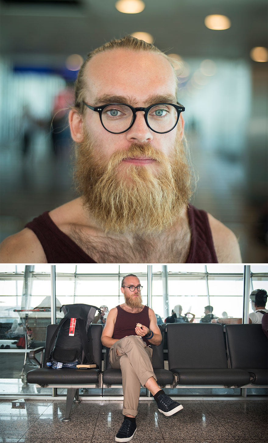 I Work At The Airport And Photograph Unique People From All Over The World