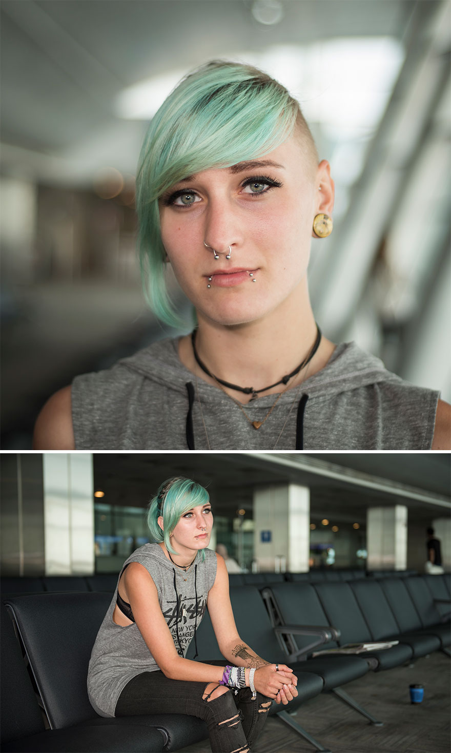 I Work At The Airport And Photograph Unique People From All Over The World