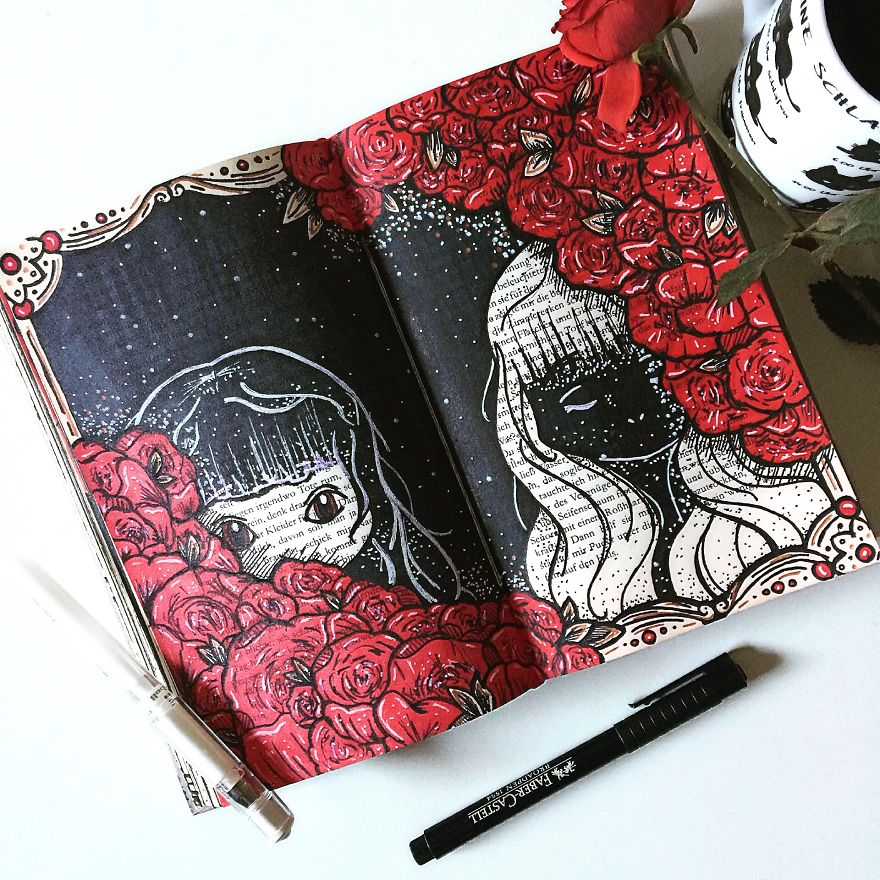 I Create Art On The Old Books I Find In Flea Markets (Part 3) I Create Art On The Old Books I Find In Flea Markets (Part 3)