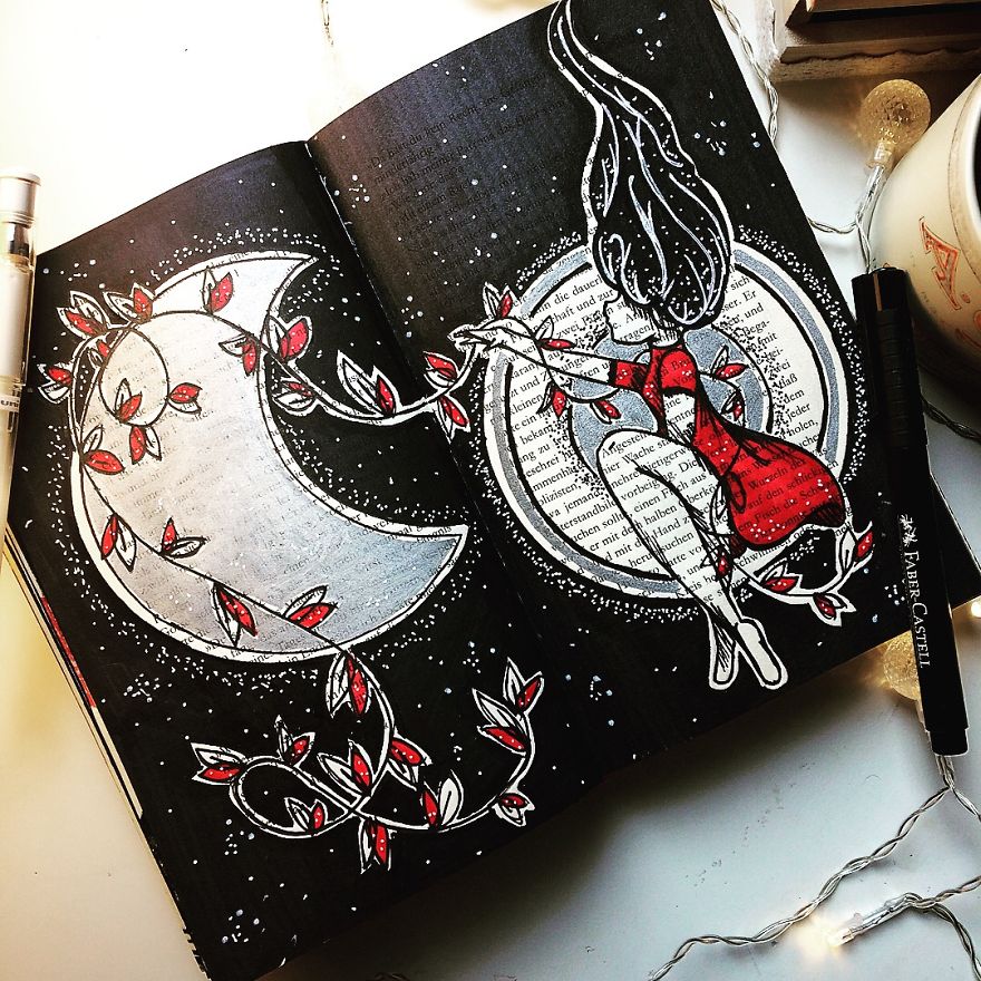 I Create Art On The Old Books I Find In Flea Markets (Part 3) I Create Art On The Old Books I Find In Flea Markets (Part 3)