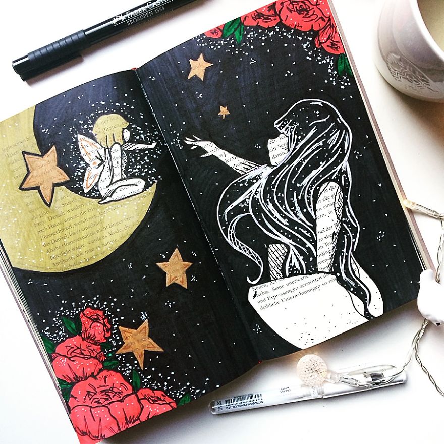 I Create Art On The Old Books I Find In Flea Markets (Part 3) I Create Art On The Old Books I Find In Flea Markets (Part 3)