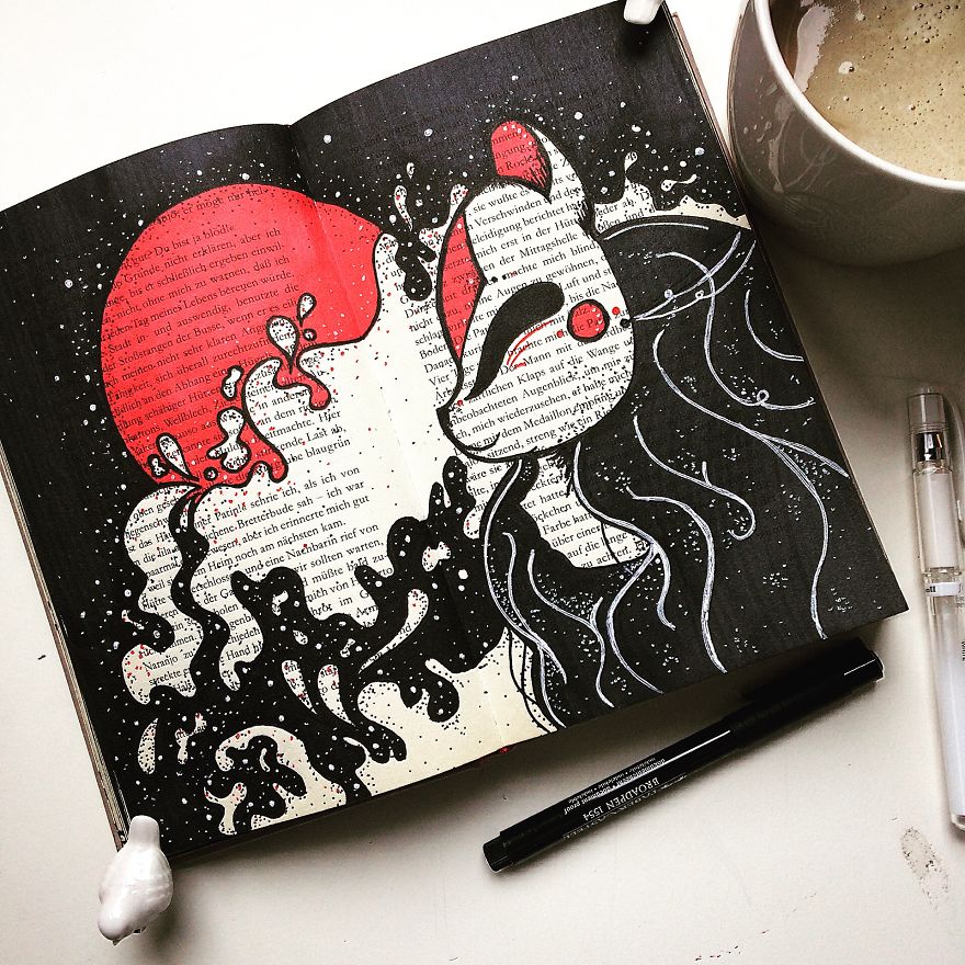 I Create Art On The Old Books I Find In Flea Markets (Part 3) I Create Art On The Old Books I Find In Flea Markets (Part 3)