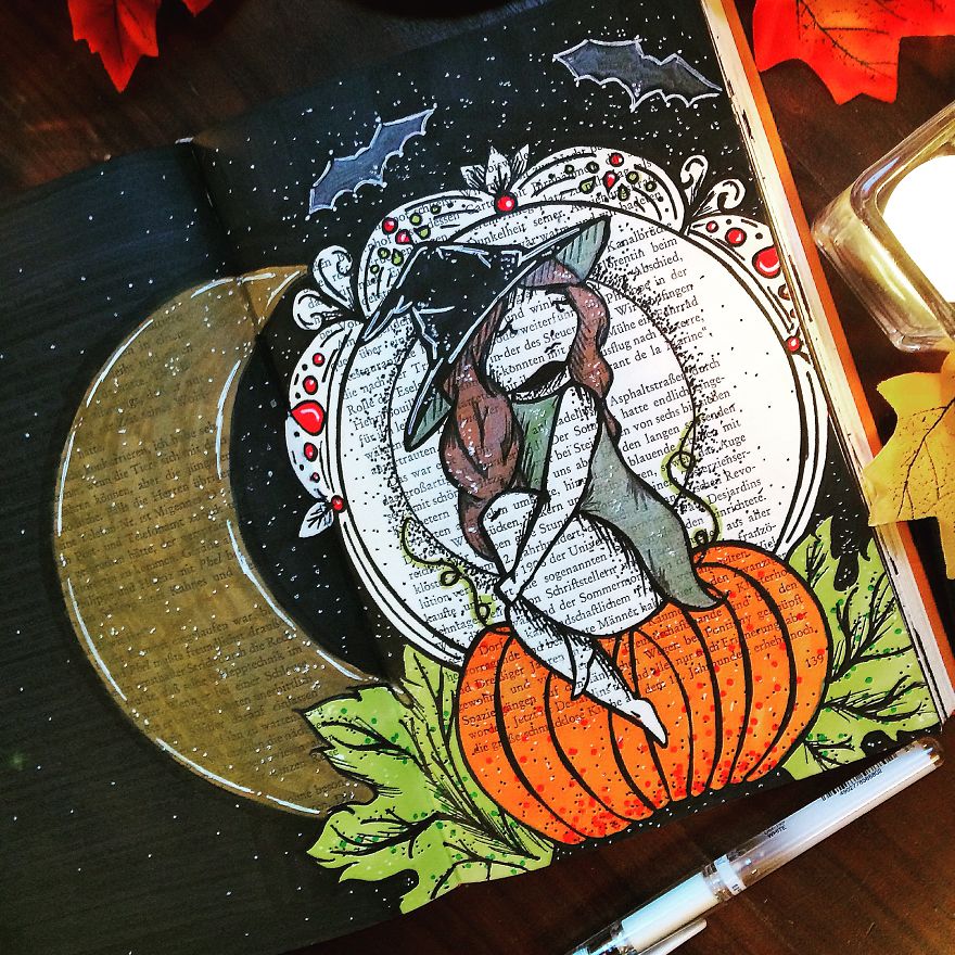 I Create Art On The Old Books I Find In Flea Markets (Part 3) I Create Art On The Old Books I Find In Flea Markets (Part 3)