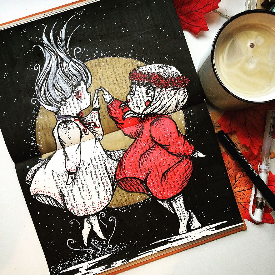 I Create Art On The Old Books I Find In Flea Markets (Part 3) I Create Art On The Old Books I Find In Flea Markets (Part 3)