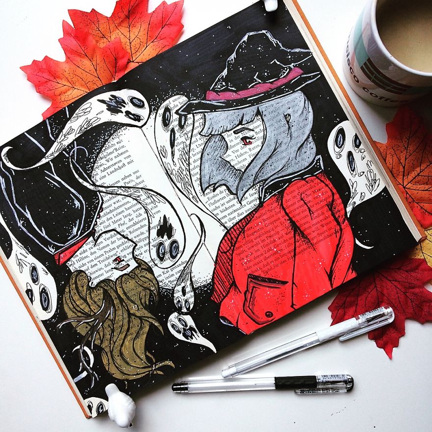 I Create Art On The Old Books I Find In Flea Markets (Part 3) I Create Art On The Old Books I Find In Flea Markets (Part 3)