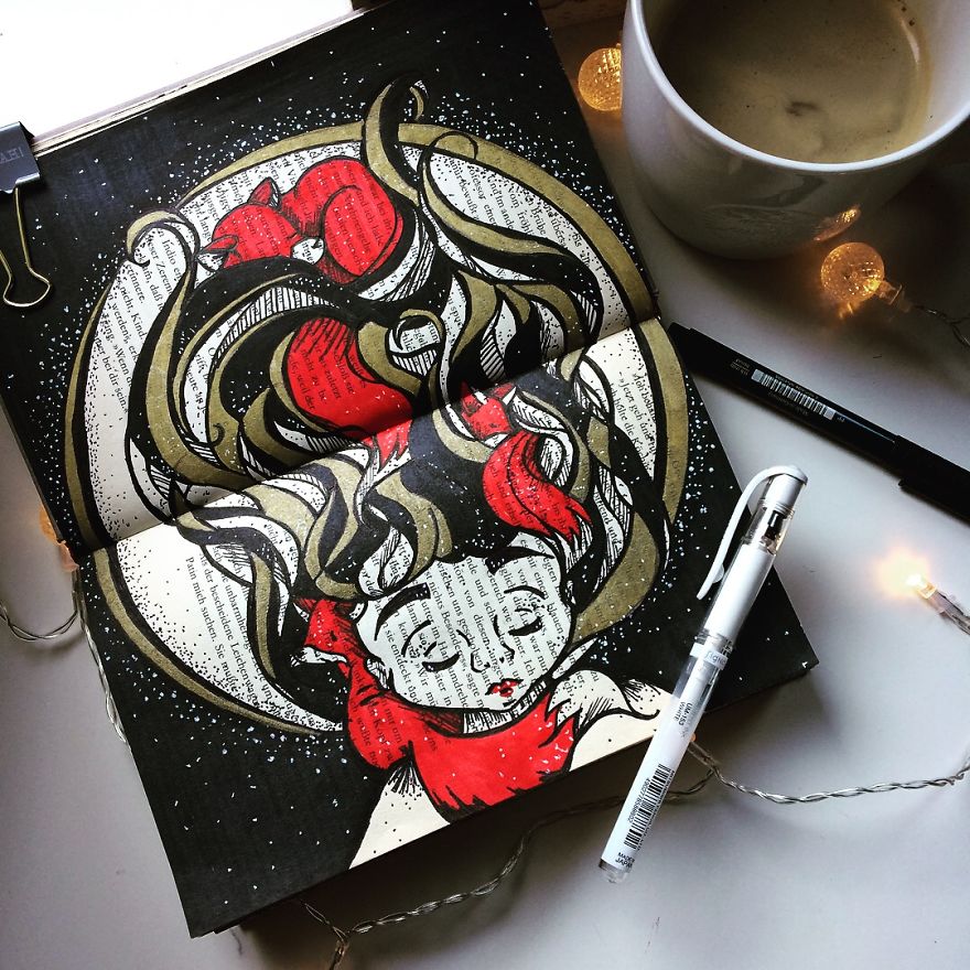 I Create Art On The Old Books I Find In Flea Markets (Part 3) I Create Art On The Old Books I Find In Flea Markets (Part 3)