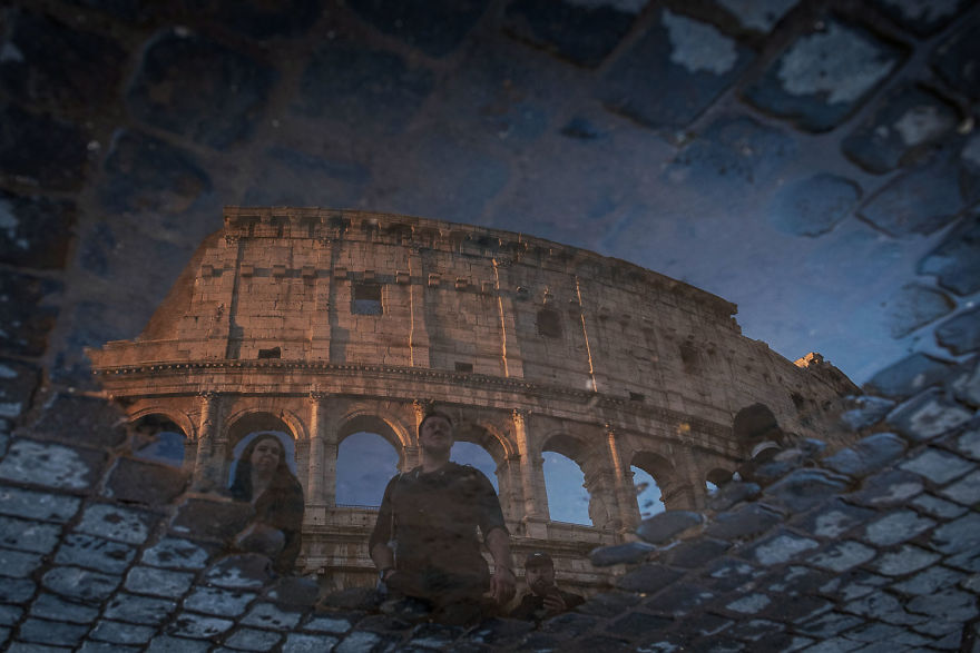 I Captured The Ancient Beauty Of Rome In The Rain