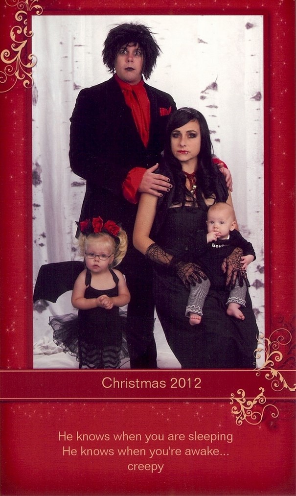 Family Sends The Most Awkward Christmas Cards For 16 Years, And It’s Too Funny