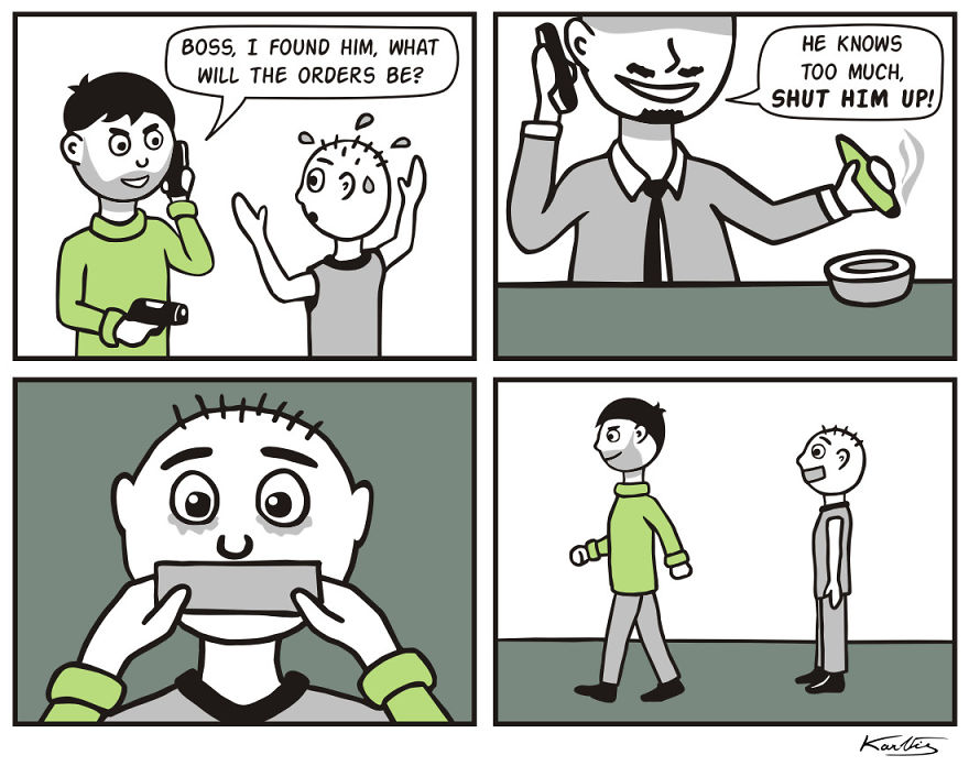 My 12 Comics About Jimmy The Literalist Mobster, Who Takes His Job Way Too Literally My 12 Comics About Jimmy The Literalist Mobster, Who Takes His Job Way Too Literally