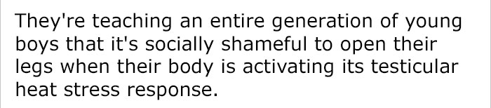 Guy Calls Out Anti-Manspreading Campaigns For Being Hypocritical Guy Calls Out Anti-Manspreading Campaigns For Being Hypocritical