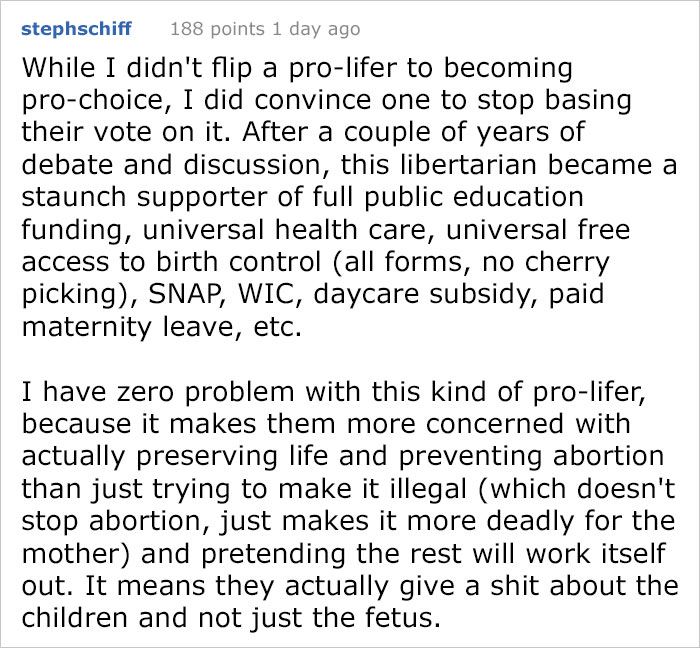 Anti-Abortion Advocate Uses Baby’s Picture To Emotionally Manipulate People, Gets Destroyed With Facts Anti-Abortion Advocate Uses Baby’s Picture To Emotionally Manipulate People, Gets Destroyed With Facts